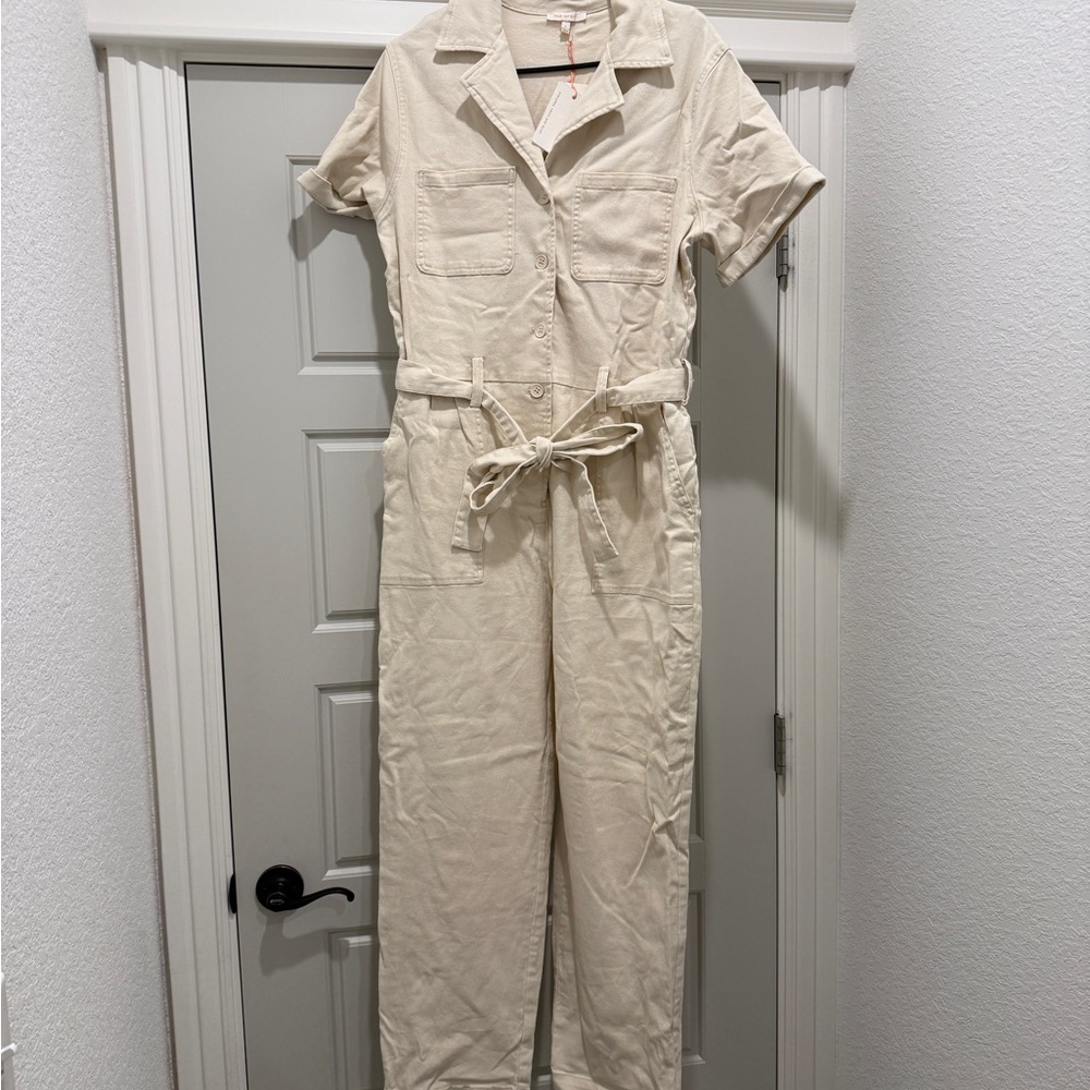 Piper & Scoot Fleming Cream Jumpsuit